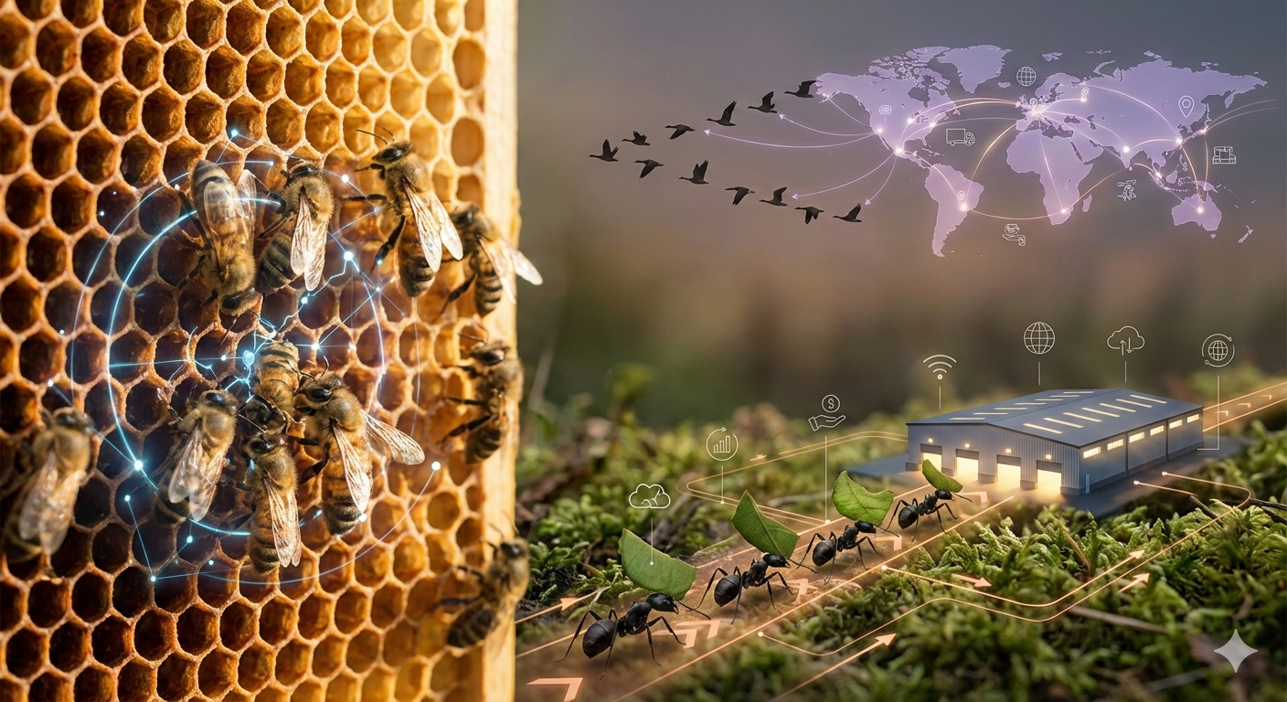 نحل ونمل وطيور يطبّقون أنظمة لوجستية ذكية في الطبيعة تشبه سلاسل الإمداد العالمية