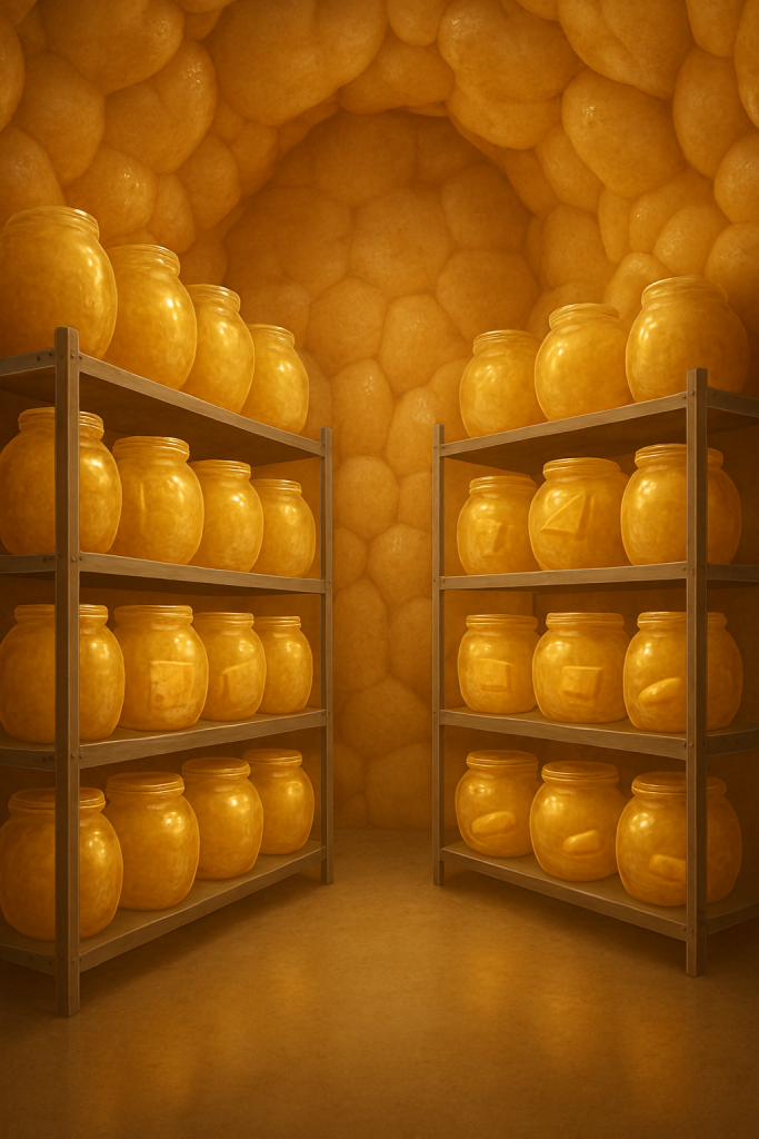 تخزين الدهون (المخزون الاستراتيجي) 